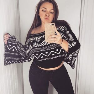 Bell sleeve Sweater